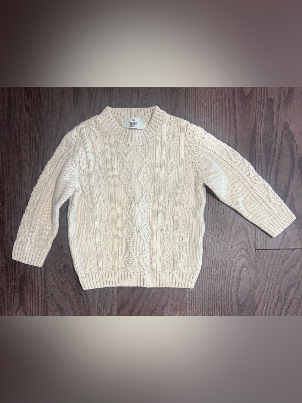 H&M Size 3/4T Kid's Cable Knit Sweater